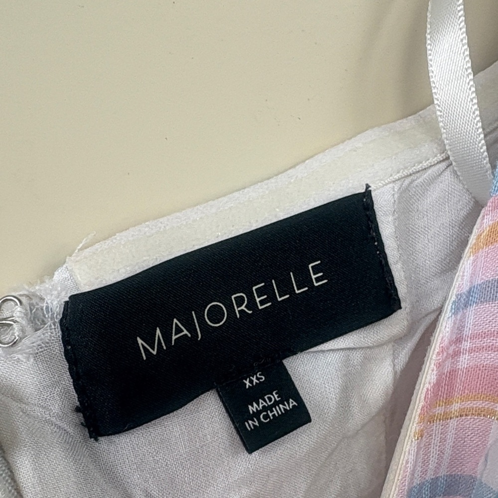MAJORELLE Pastel Plaid Blouse - Picture 3 of 8